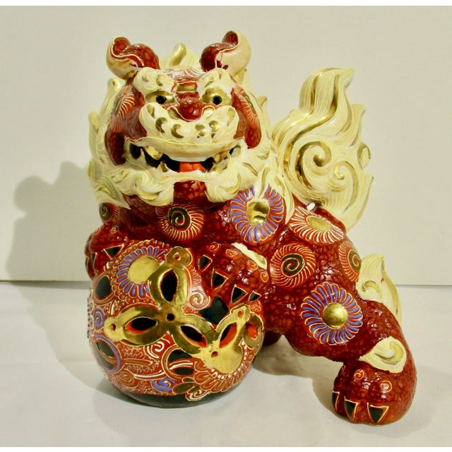 Japanese Modern Good Luck Dog Figurine For Sale - Image 9 of 9