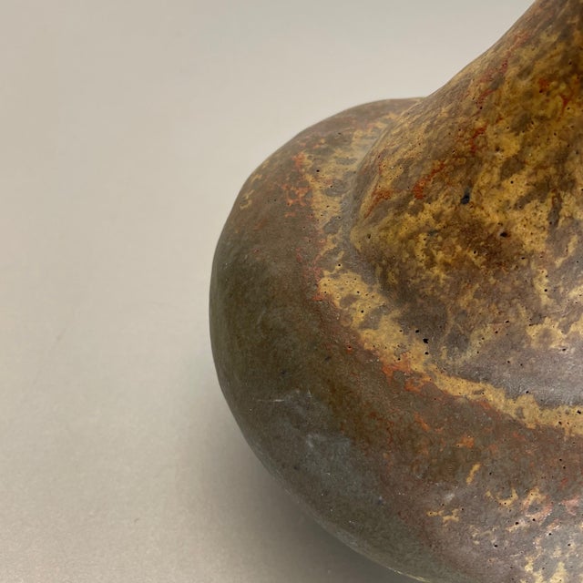 Super Pottery Fat Lava Multi-Color 816-1 Vase from Ruscha, 1970s For Sale - Image 9 of 17