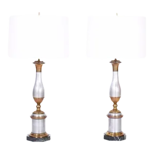 Pair of Midcentury Neoclassic Style Table Lamps