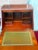 Wood Louis Philippe Carless X English Mahogany 4-Drawer Inlaid Secretary Desk from Unbekannt, 1980s For Sale - Image 7 of 12