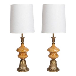 Vintage Mid Century Modern Rembrandt Table Lamps - Pair For Sale