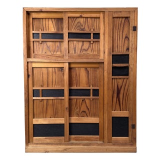 Mid-Century Japanese Storage Cabinet in Sugi Wood, 1960s For Sale