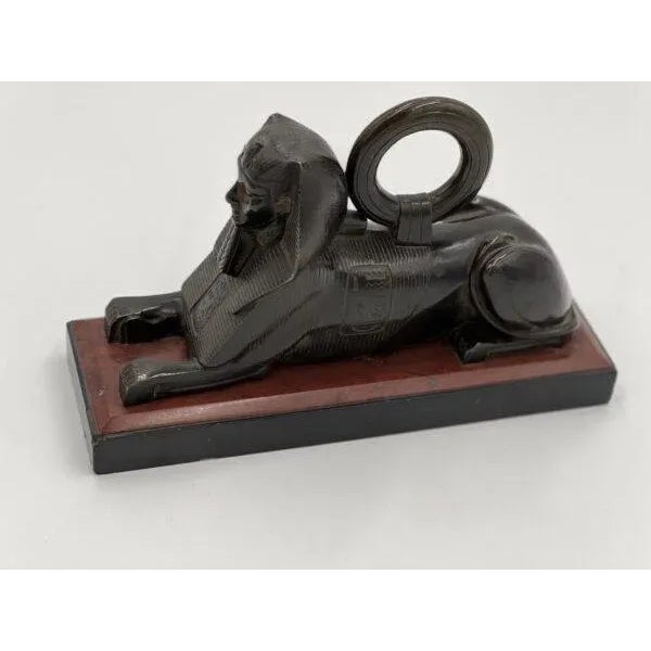 French Early 19th Century French Egyptian Revival Sphinx. For Sale - Image 3 of 4