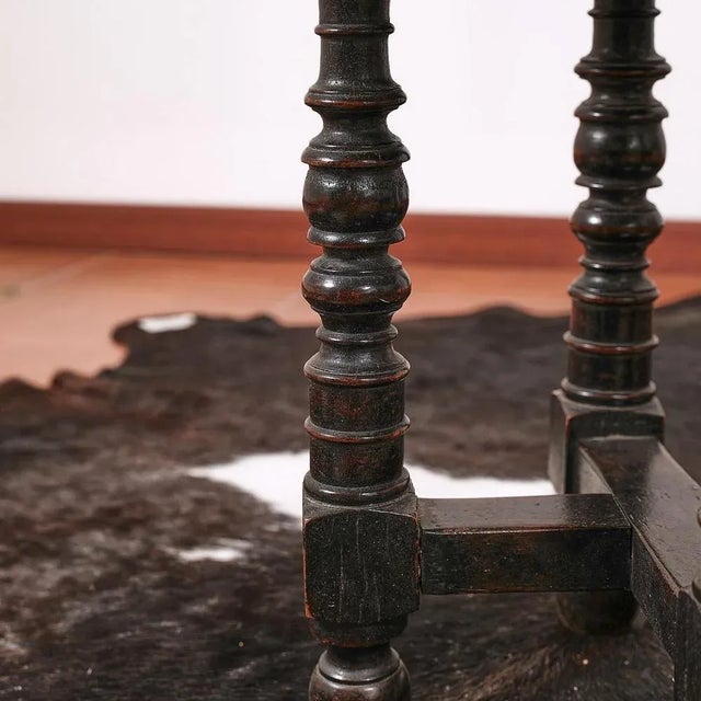 Rocchetto Table in Hexagonal Wood For Sale - Image 3 of 5