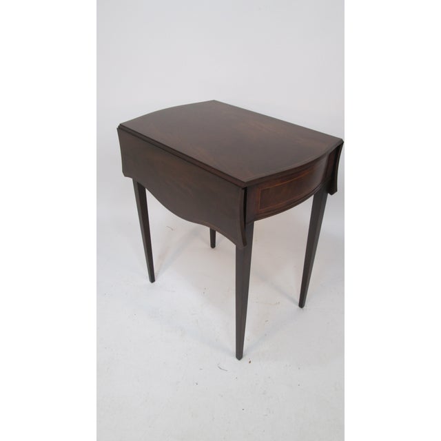 1950s Single Pembroke Mahogany Made by Baker For Sale In Portland, ME - Image 6 of 9