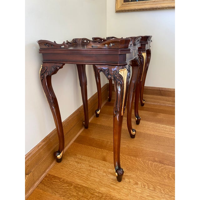 Two Mahogany Side Tables For Sale - Image 4 of 12