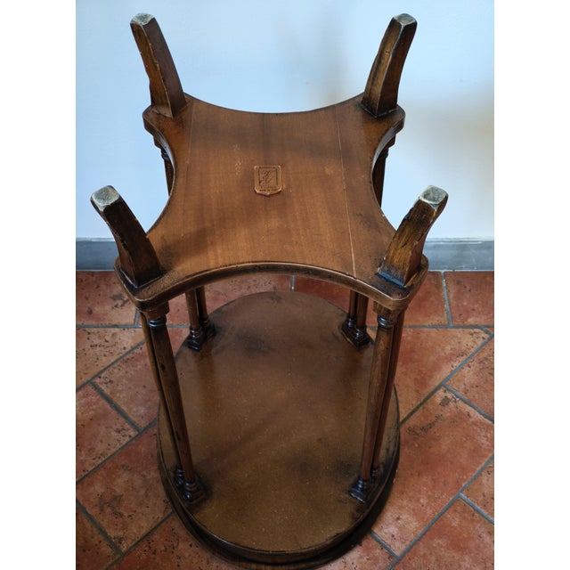 Walnut Console Table by Vittorio Grifoni, Italy, 1970s For Sale - Image 6 of 11