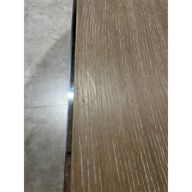 Interlude Home Interlude Home Wood and Aluminum Coffee Table For Sale - Image 4 of 6