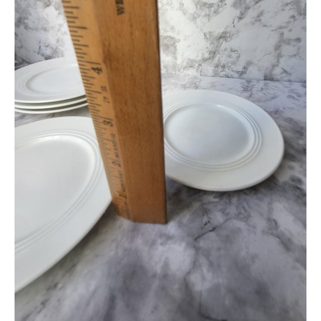 Ceramic Vintage Mid-Century Modern Melitta Bread Plates - Set of 5 For Sale - Image 7 of 7