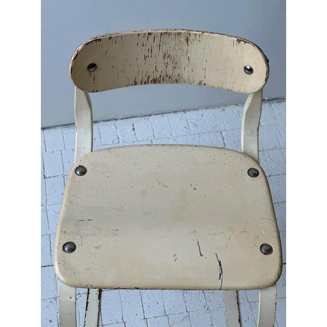 Wood Vintage Herman Sperlich Health Chair for Ironrite Corporation, Circa 1930s For Sale - Image 7 of 12