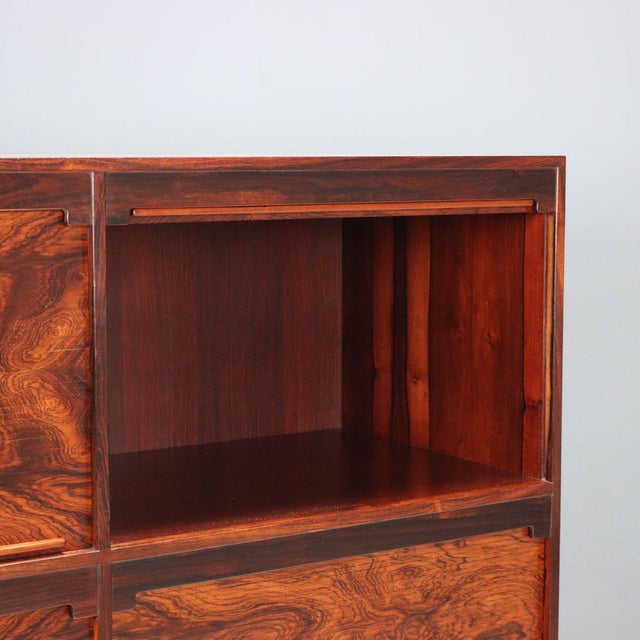 Brown Vintage Highboard by Gianfranco Frattini for Bernini, 1960s For Sale - Image 8 of 16