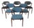 Set of Six Attributed to Kai Kristiansen Model 42 Dining Chairs in Rosewood For Sale