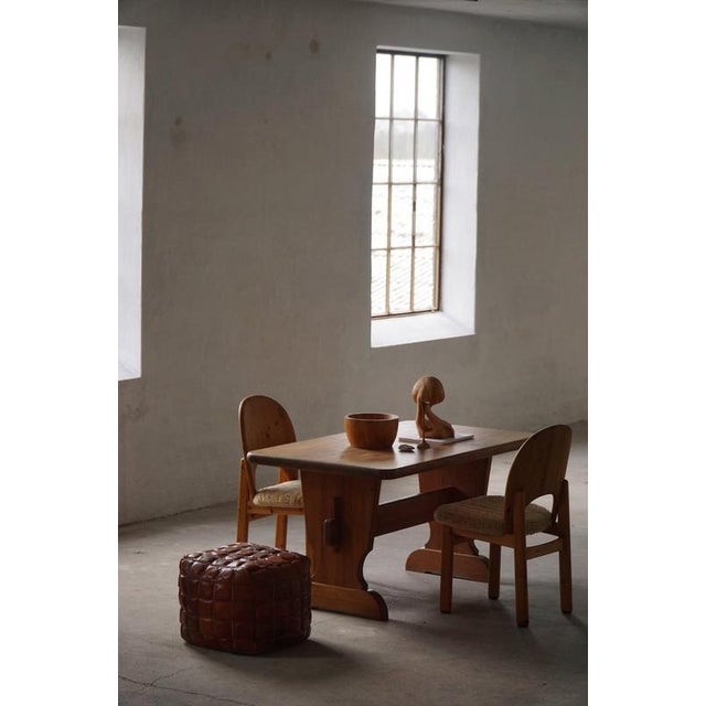 Swedish Pine Dining Table from Åby Möbelfabrik, 1940s For Sale - Image 6 of 17