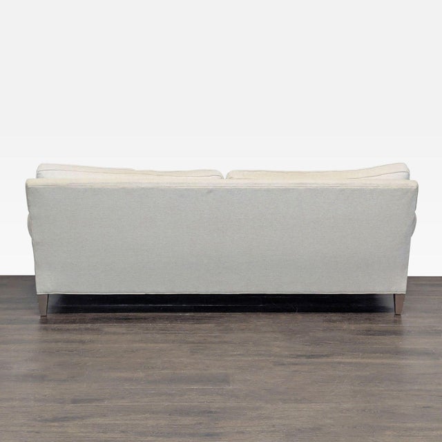 2010s Crate & Barrel Montclair 2-Seat Sofa in Light Beige For Sale - Image 5 of 10