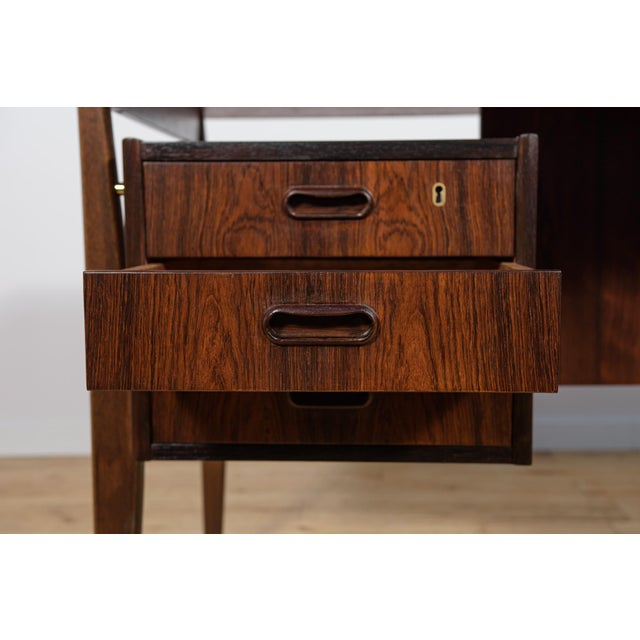 Mid-Century Rosewood Desk by Gunnar Nielsen Tibergaard for Tibergaard, Denmark, 1960s For Sale - Image 15 of 18