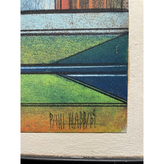This original signed Painting by PAUL NABB is a stunning piece of art! It measures 15 1/2" wide x 22 1/2" tall including...