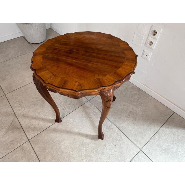 Baroque-Style Side Table or Plant Stand For Sale - Image 4 of 7