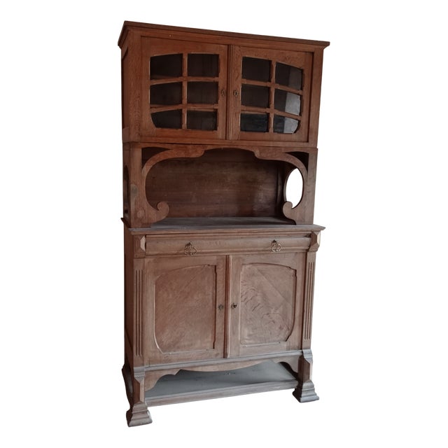 Art Nouveau Display Cabinet or Wardrobe, 1890s For Sale