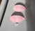 Mid-Century Modern Postmodern Wall Sconces in Powder Pink Glass from Happy Lights, 1980s, Set of 2 For Sale - Image 3 of 9