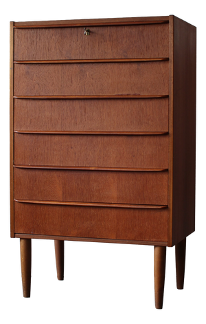 Vintage Danish Chest of Drawers in Teak, 1960s