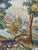 Blue Vintage Silk Screen Printed Tapestry Verdure Chantilly, 1960s For Sale - Image 8 of 18