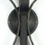 Hand-Forged Wrought Iron Wall Sconce Body (Gold Patina Scrollwork) Classical Architectural Fixture For Sale - Image 4 of 5