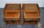 Vintage Rattan Bedside Tables with Drawer, Set of 2 For Sale - Image 4 of 15