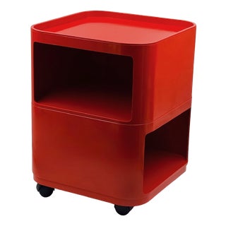 Red Square Componibili Storage Unit by Anna Castelli Ferrieri for Kartell, 1960s For Sale
