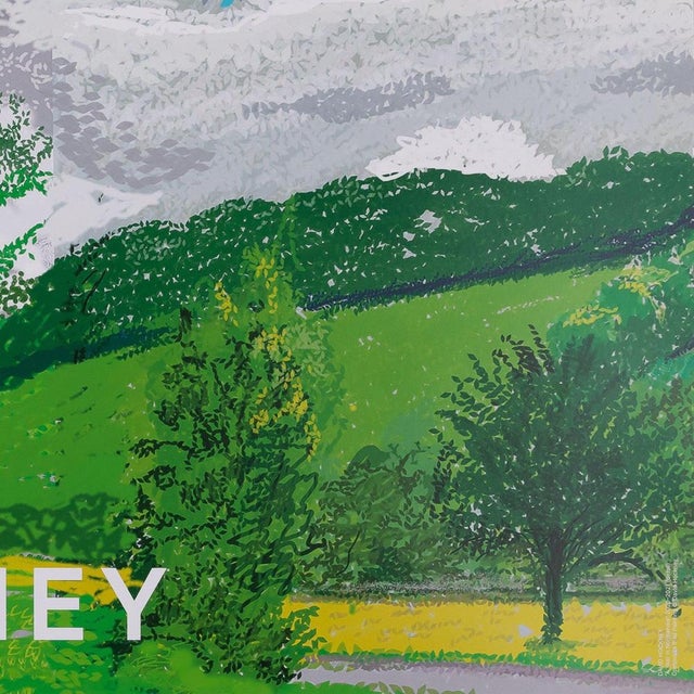 On the Hill Poster after David Hockney For Sale - Image 3 of 6