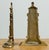 Vintage Brass Lighthouse Bookends For Sale - Image 4 of 6