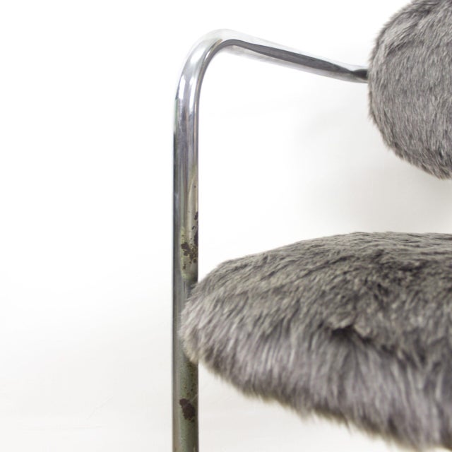 Vintage Faux Leather Chair, Spain, 1970s For Sale - Image 10 of 13