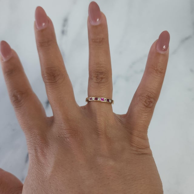 ♥ Product Summary ♥ Main Stone: Ruby & Diamonds Approx. Total Carat Weight: .50cttw Diamond Color: G Diamond Clarity: VS2...