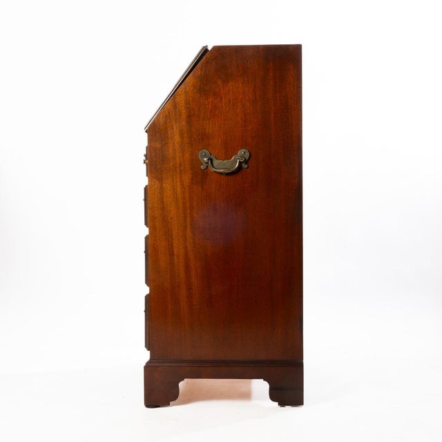 Mid 20th Century Diminutive Burl Desk For Sale - Image 10 of 18
