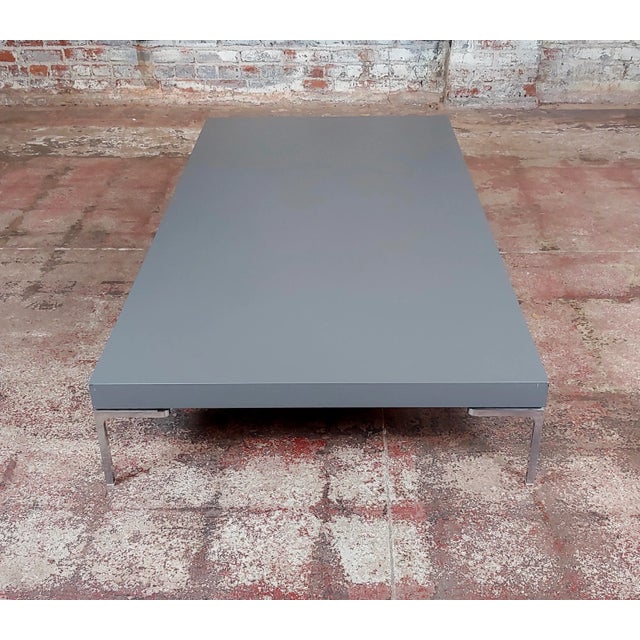 Italian Contemporary Low Profile Coffee Table Chairish