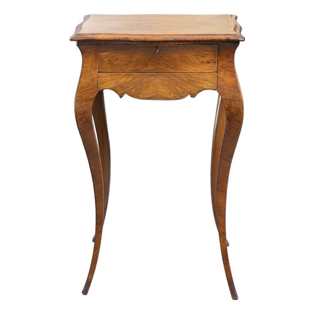 French Provincial Fruitwood Side Table For Sale