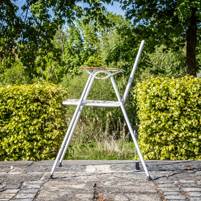 Metal Modern Iron Patio Set, Set of 5 For Sale - Image 7 of 9