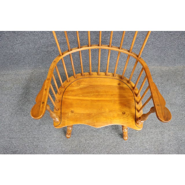 L. & j.g. Stickley Windsor Cherry Armchair For Sale In Philadelphia - Image 6 of 8