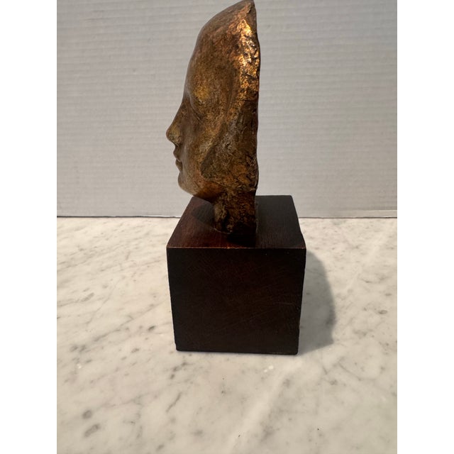 French Sculpture “Tete De Femme” by French Artist Albert Patrisse For Sale - Image 3 of 9