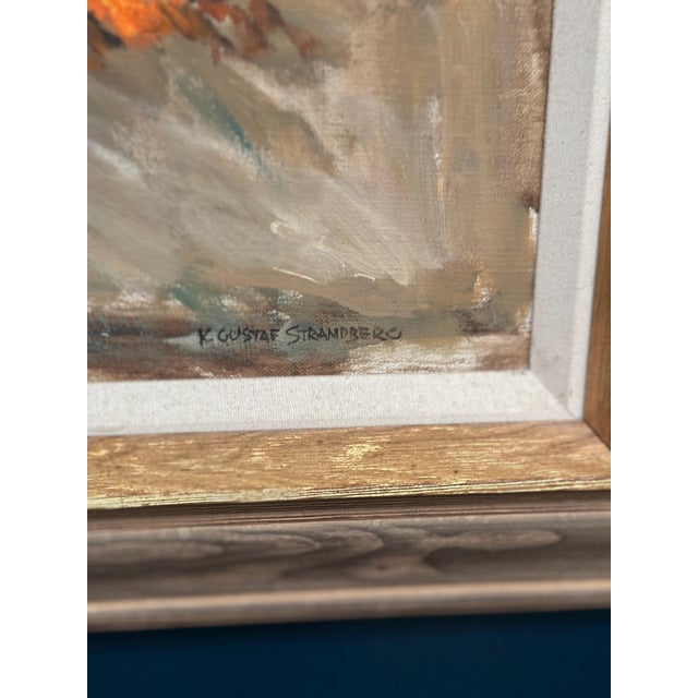 Karl Gustav Strandberg, Still Life with Kettle, 1960s, Oil Painting on Canvas, Framed For Sale - Image 8 of 18