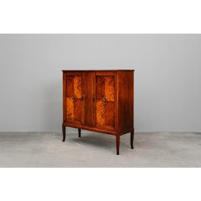 Art Nouveau Oak Cabinet, Early 20th Century For Sale - Image 4 of 18