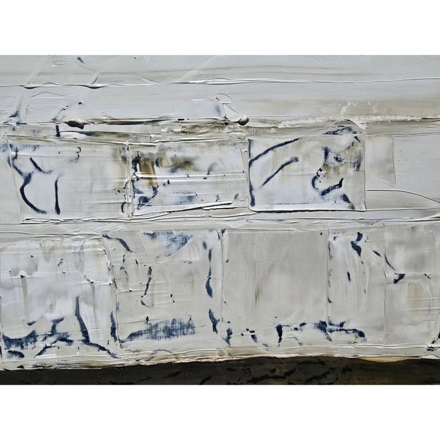 2020s Contemporary Neutral Color Palette Abstract Landscape | Original Painting by Diane Grant | Color Field For Sale - Image 5 of 9
