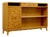 Mid-Century Modern Scandinavian Elm and Burr Low Open Bookcase by Bodafors, 1950 For Sale