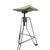 Vintage Industrial Bar Stool with Tractor Seat by Yasu Sasamoto for Dulton For Sale - Image 6 of 9