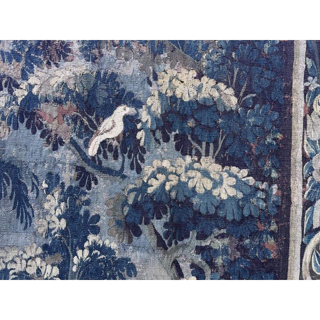 18th Century French Verdure Tapestry For Sale - Image 10 of 14