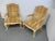 French Louis XV Style Cream Painted Lounge Chairs - a Pair For Sale - Image 3 of 10
