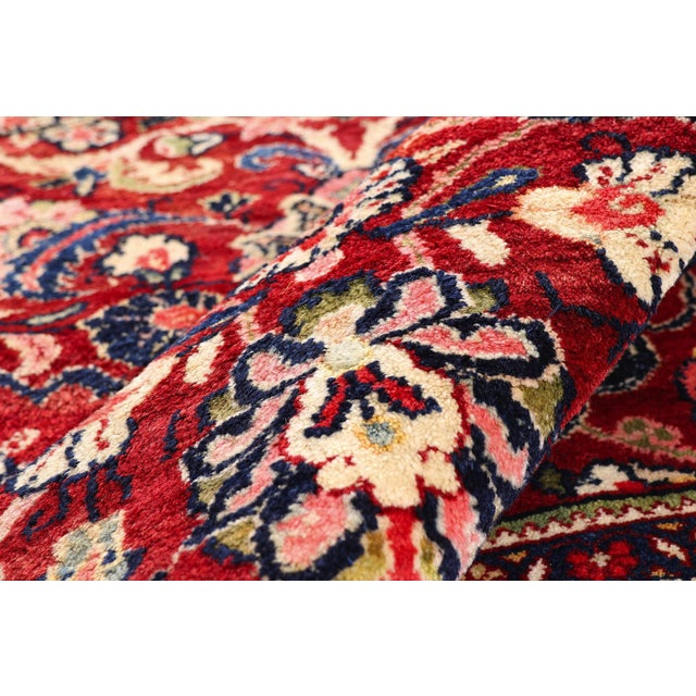 Antique Persian Mahal Rug, 11'03 X 17'09 For Sale In Dallas - Image 6 of 10