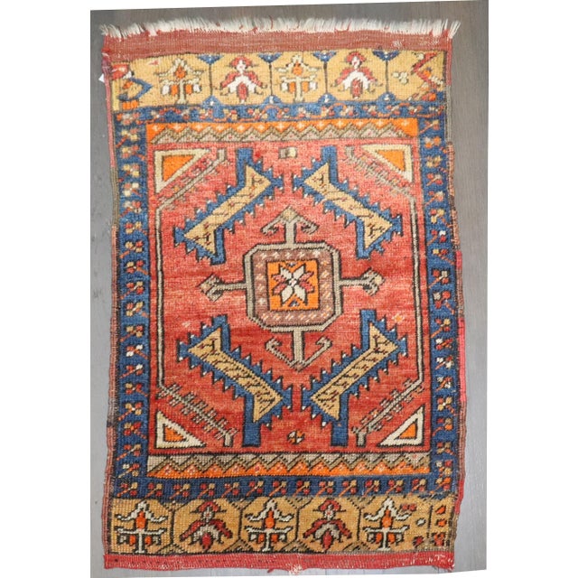 Antique Anatolian Turkish Tribal Rug no. j4822 For Sale - Image 4 of 4