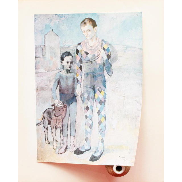 1950s 1952 After Pablo Picasso "Two Saltimbanques With a Dog", Period Full-Color Print For Sale - Image 5 of 7