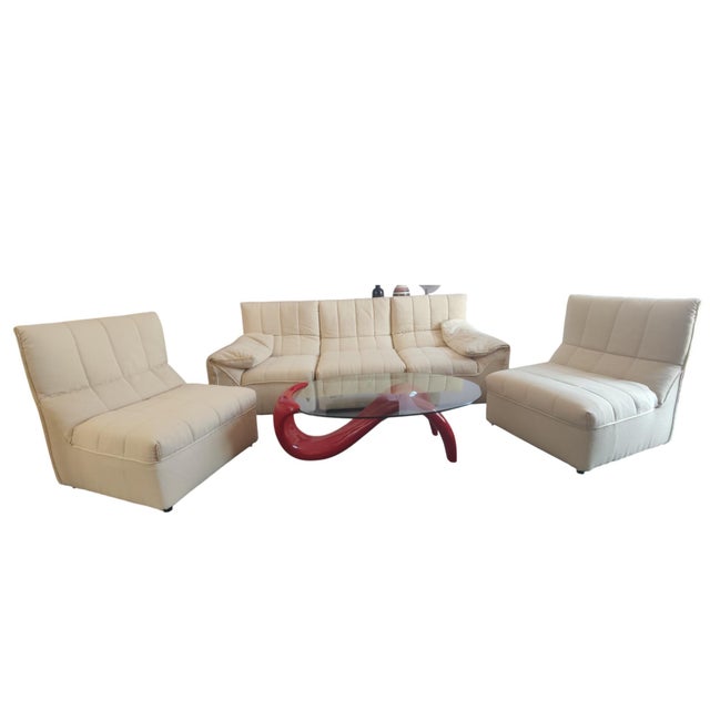 Beige Baia Mode Modular Sofa by Antonio Citterio and Paolo Nava for B&B Italia, 1970s, Set of 5 For Sale - Image 8 of 18
