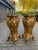 1990s Italian Baroque Gold Resin Pedestals - Pair of 2 Pc For Sale - Image 10 of 17
